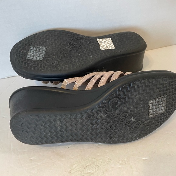 Skechers Memory Foam Open Toe Heel Sandals Shoes Size 9 - Picture 9 of 10